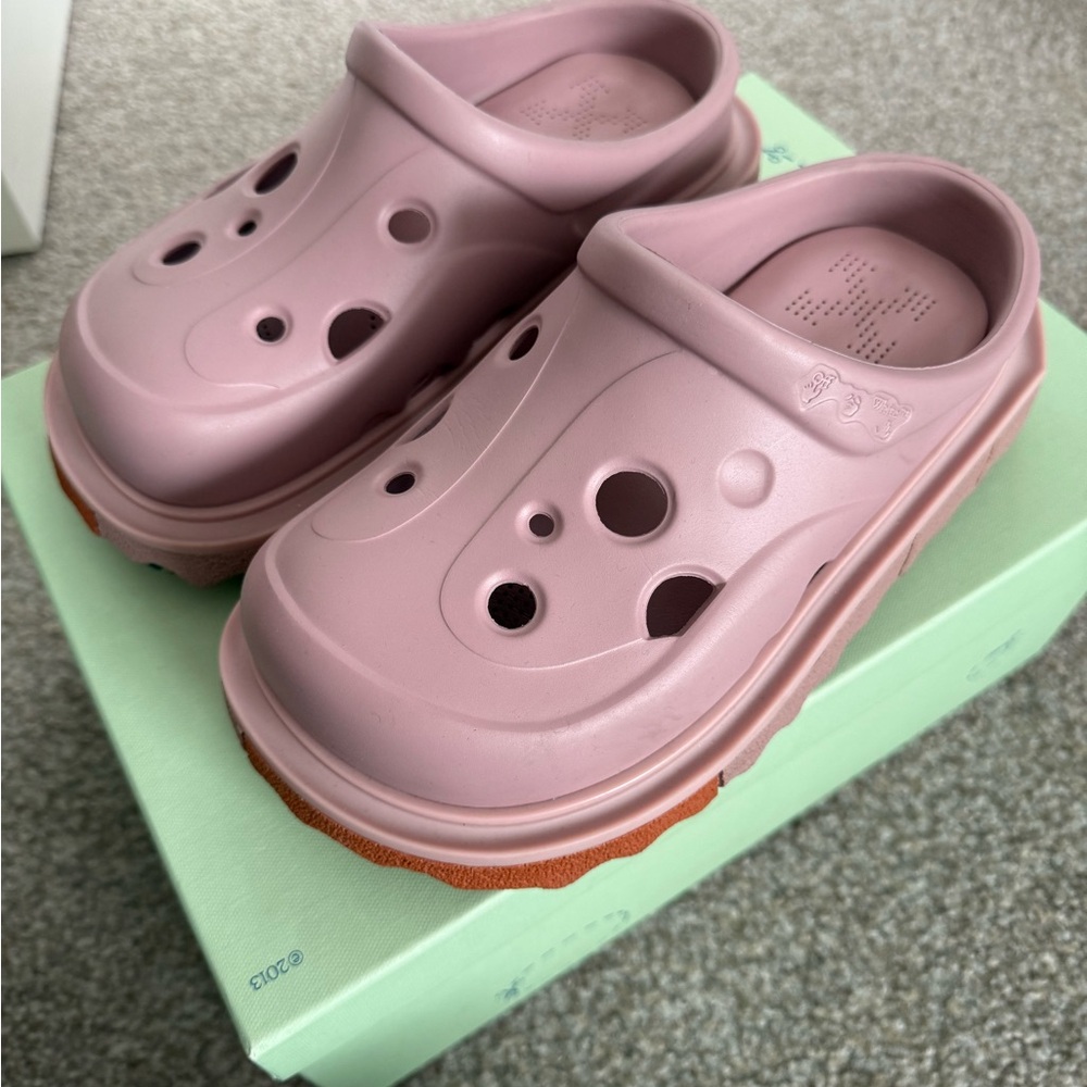 Off-White Mauve Clogs